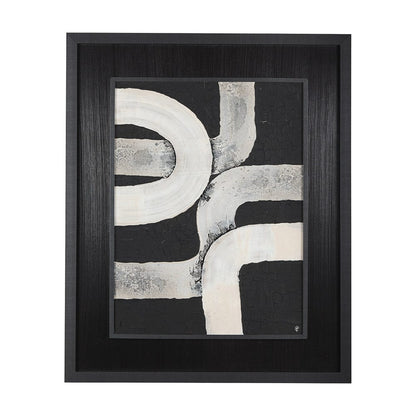 Mercana - Pipes III by Studio M a handmade Original Framed Artwork under Glass - 14614 view 1