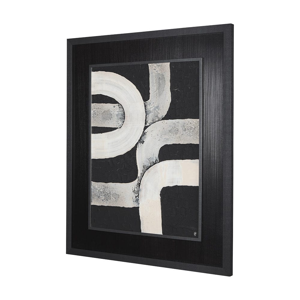 Mercana - Pipes III by Studio M a handmade Original Framed Artwork under Glass - 14614 view 2
