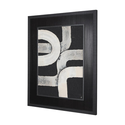 Mercana - Pipes III by Studio M a handmade Original Framed Artwork under Glass - 14614 view 2