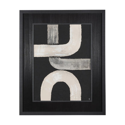 Mercana - Pipes IV by Studio M a handmade Original Framed Artwork under Glass - 14615 view 1