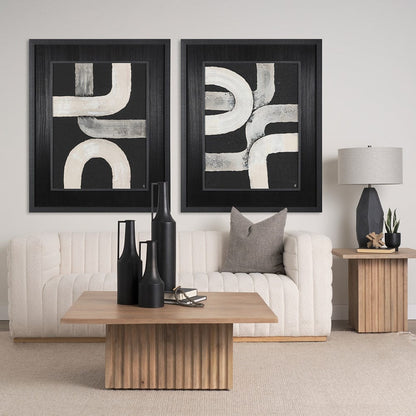 Mercana - Pipes IV by Studio M a handmade Original Framed Artwork under Glass - 14615 view 8