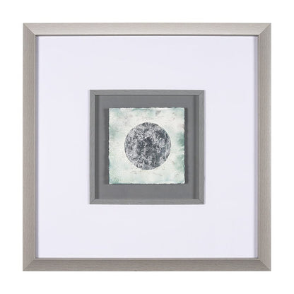 Mercana - Platinum Moona by Studio M a handmade Original Framed Artwork under Glass - 15088 view 1
