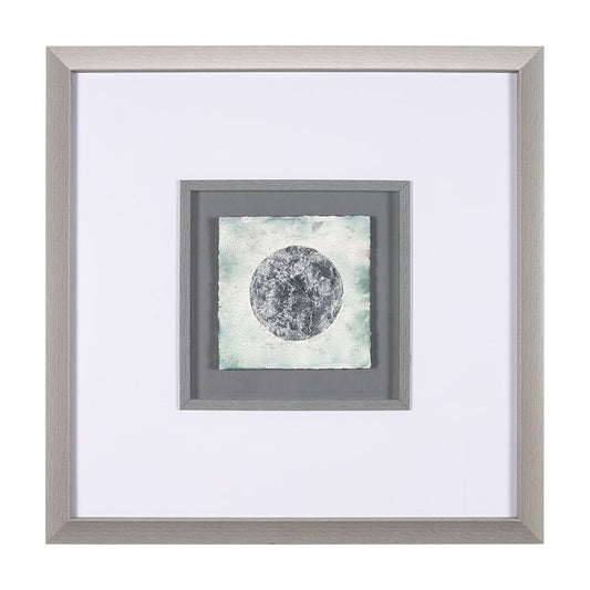 Mercana - Platinum Moona by Studio M a handmade Original Framed Artwork under Glass - 15088 view 1