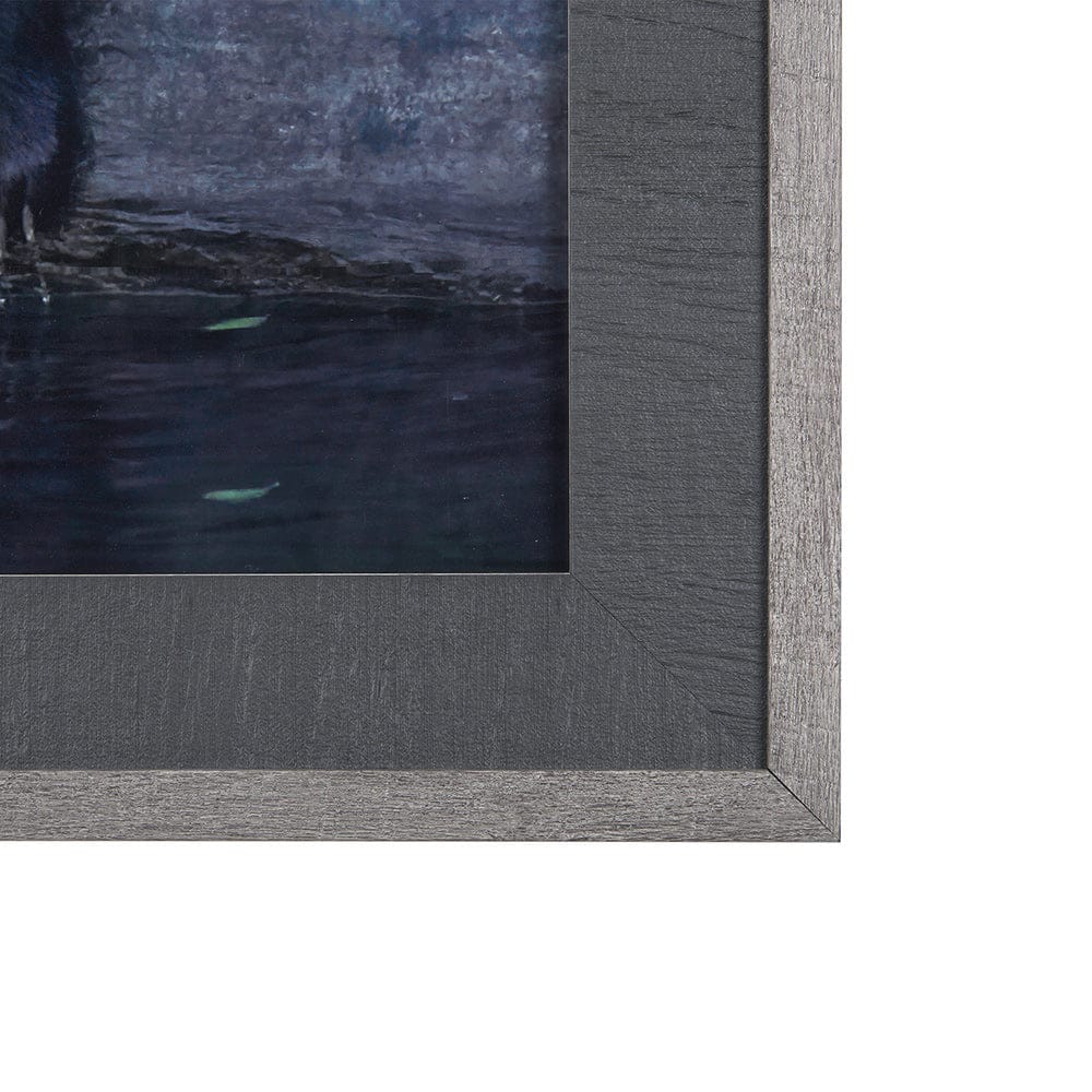 Mercana - Playing Bears by Chad Mackay a Hand Embellished Textured Framed Art Print Matted under Glass - 14370 view 3