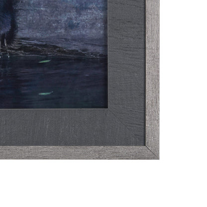 Mercana - Playing Bears by Chad Mackay a Hand Embellished Textured Framed Art Print Matted under Glass - 14370 view 3