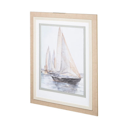 Mercana - Plein Air Sailboats II by Ethan Harper a Framed Art Print Matted under Glass - 12624 view 2