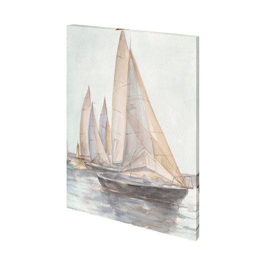Mercana - Plein Air Sailboats II by Ethan Harper a Hand Embellished Textured Canvas - 101200-L view 1