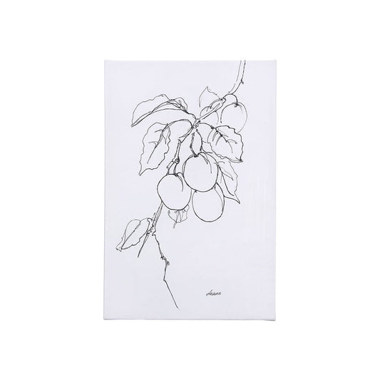 Mercana - Plum Branch II by Mercana Studio a Hand Embellished Textured Canvas - 102231-S view 1