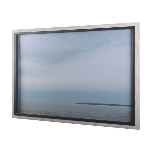 Mercana - Point Roberts by Mercana Studio a Hand Embellished Textured Framed Art Print Matted under Glass - 14088 view 2