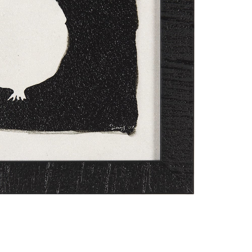 Mercana - Pomegranate Branch Silhouette by Mercana Studio a Hand Embellished Textured Framed Art Print - 14735 view 3