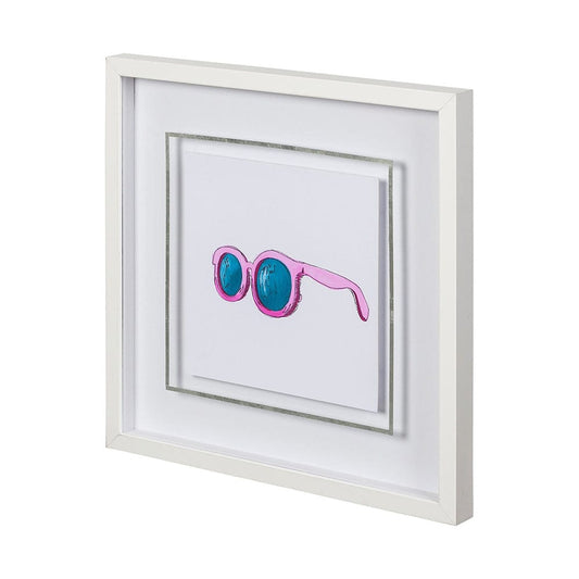 Mercana - Poolside 1 by Jones a Hand Embellished Textured Framed Art Print Matted under Glass - 12331 view 1