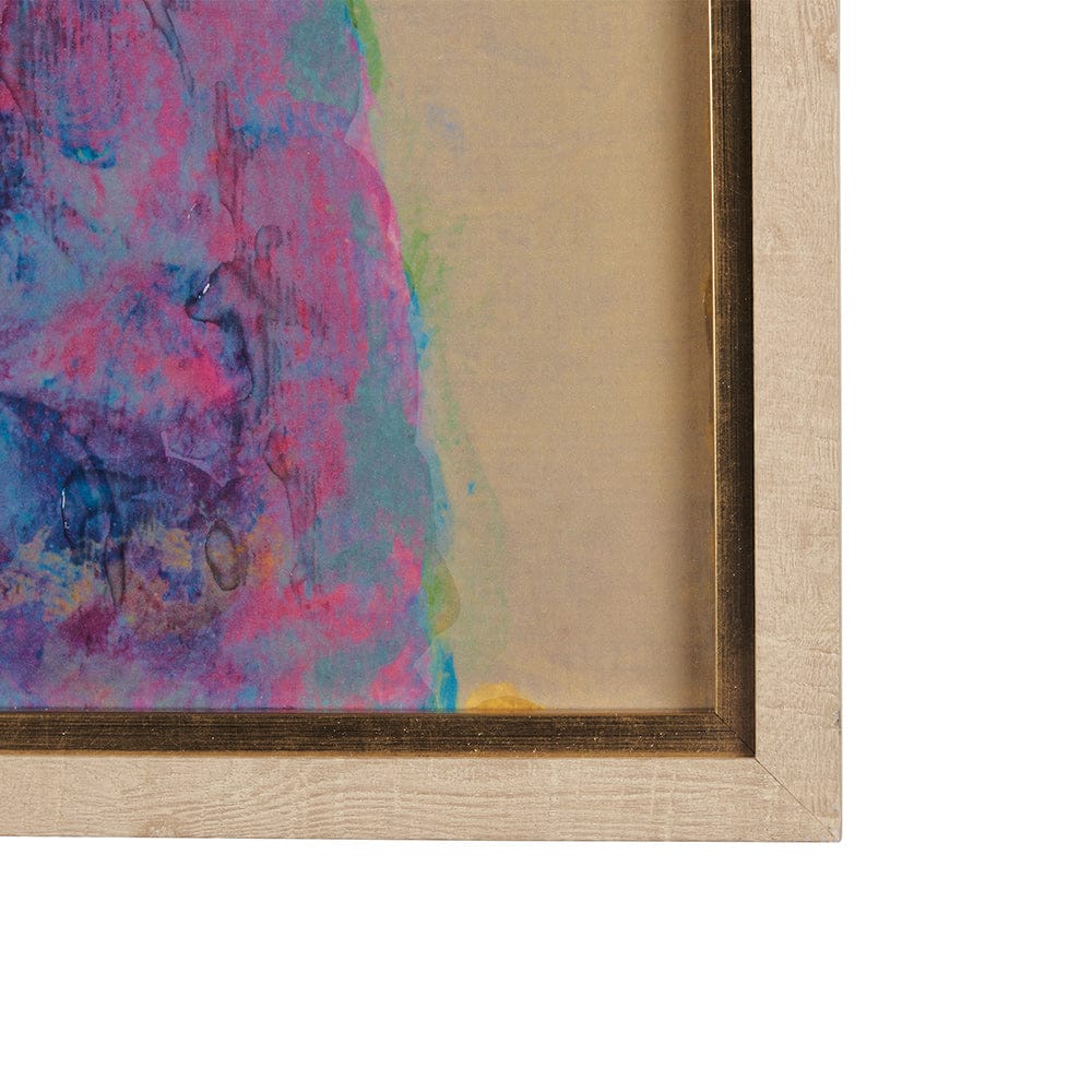 Mercana - Pop Birds - Flight by Mercana Studio Hand Embellished Textured Framed Art Print Matted under Glass - 14649 view 3