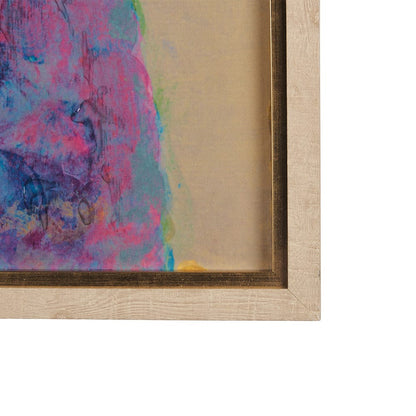 Mercana - Pop Birds - Flight by Mercana Studio Hand Embellished Textured Framed Art Print Matted under Glass - 14649 view 3