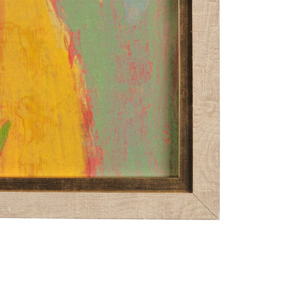 Mercana - Pop Birds - Flit by Mercana Studio a Hand Embellished Textured Framed Art Print Matted under Glass - 14647 view 3