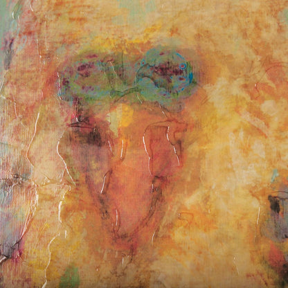 Mercana - Pop Birds - Flit by Mercana Studio a Hand Embellished Textured Framed Art Print Matted under Glass - 14647 view 6