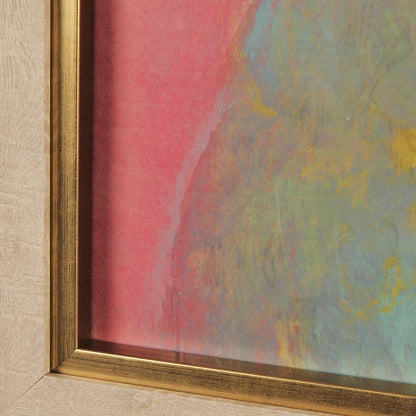 Mercana - Pop Birds - Sore by Mercana Studio a Hand Embellished Textured Framed Art Print Matted under Glass - 14648 view 5