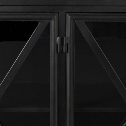 Mercana - Poppy I 79x16 Black Metal With Glass Door Sideboard - 50524 view 7