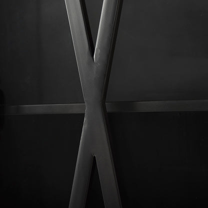 Mercana - Poppy II 73.8" H Black Metal With Glass Door Display Cabinet - 50361 view 7