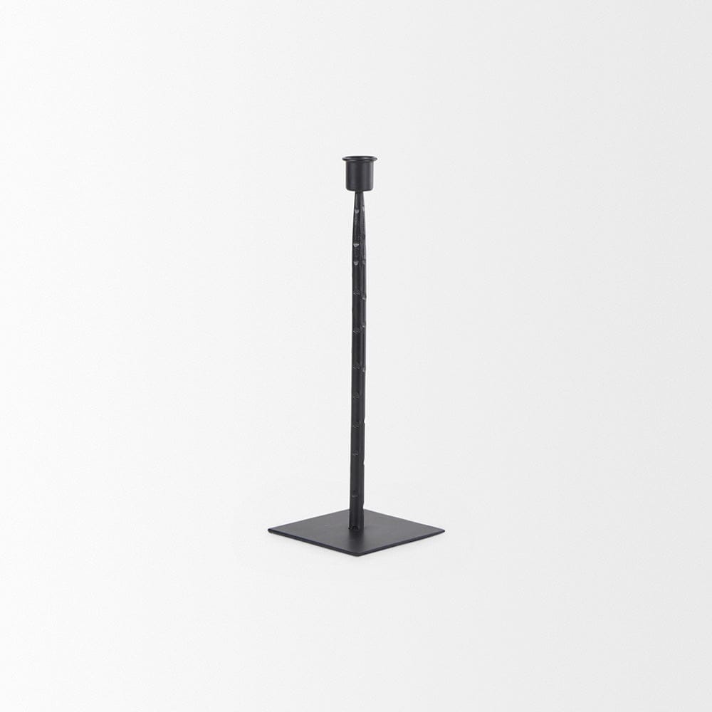 Mercana - Porter 4.5L x 4.5W x 12.0H Small Black Iron Candle Holder - 69860 view 3