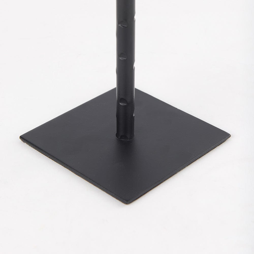 Mercana - Porter 4.5L x 4.5W x 12.0H Small Black Iron Candle Holder - 69860 view 6