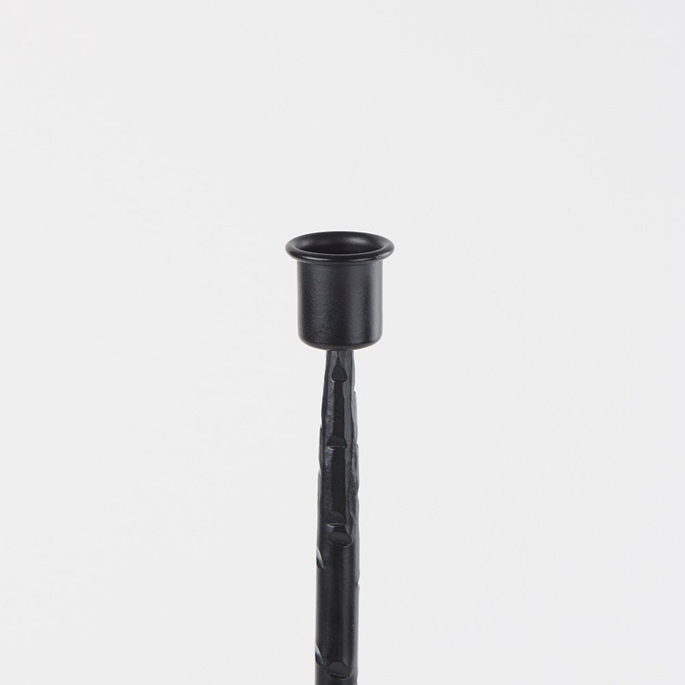 Mercana - Porter 5.0L x 5.0W x 18.0H Medium Black Iron Candle Holder - 69861 view 4