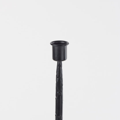 Mercana - Porter 5.0L x 5.0W x 18.0H Medium Black Iron Candle Holder - 69861 view 4
