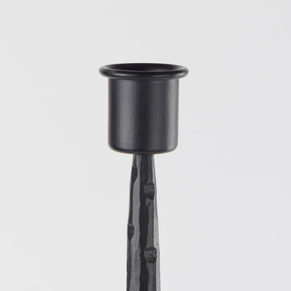 Mercana - Porter 6.0L x 6.0W x 30.0H Large Black Iron Candle Holder - 69862 view 4