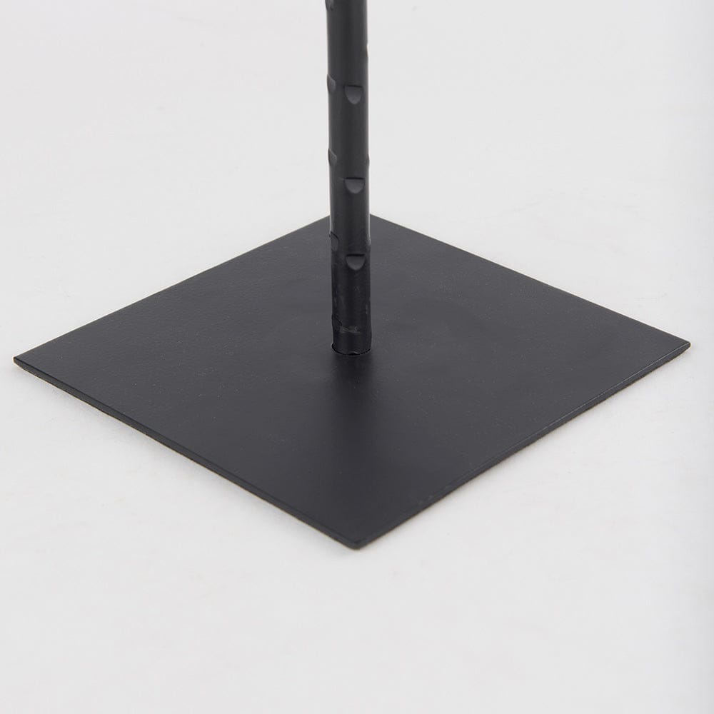 Mercana - Porter 6.0L x 6.0W x 30.0H Large Black Iron Candle Holder - 69862 view 6