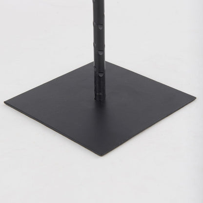 Mercana - Porter 6.0L x 6.0W x 30.0H Large Black Iron Candle Holder - 69862 view 6