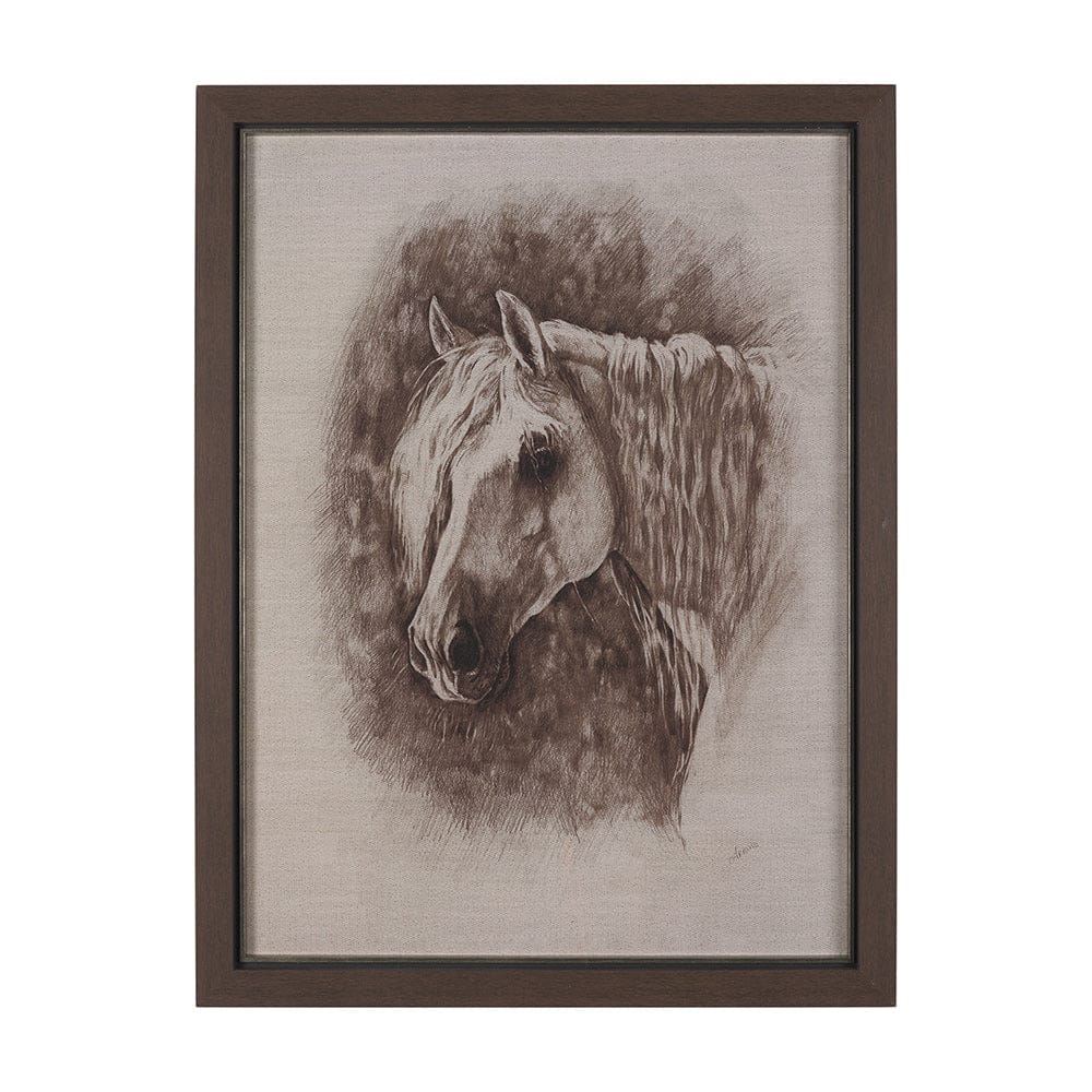 Mercana - Portrait of a Thoroughbred I by Mercana Studio a Framed Art Print Matted under Glass - 15763 view 1
