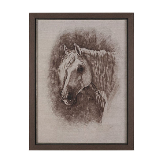 Mercana - Portrait of a Thoroughbred I by Mercana Studio a Framed Art Print Matted under Glass - 15763 view 1