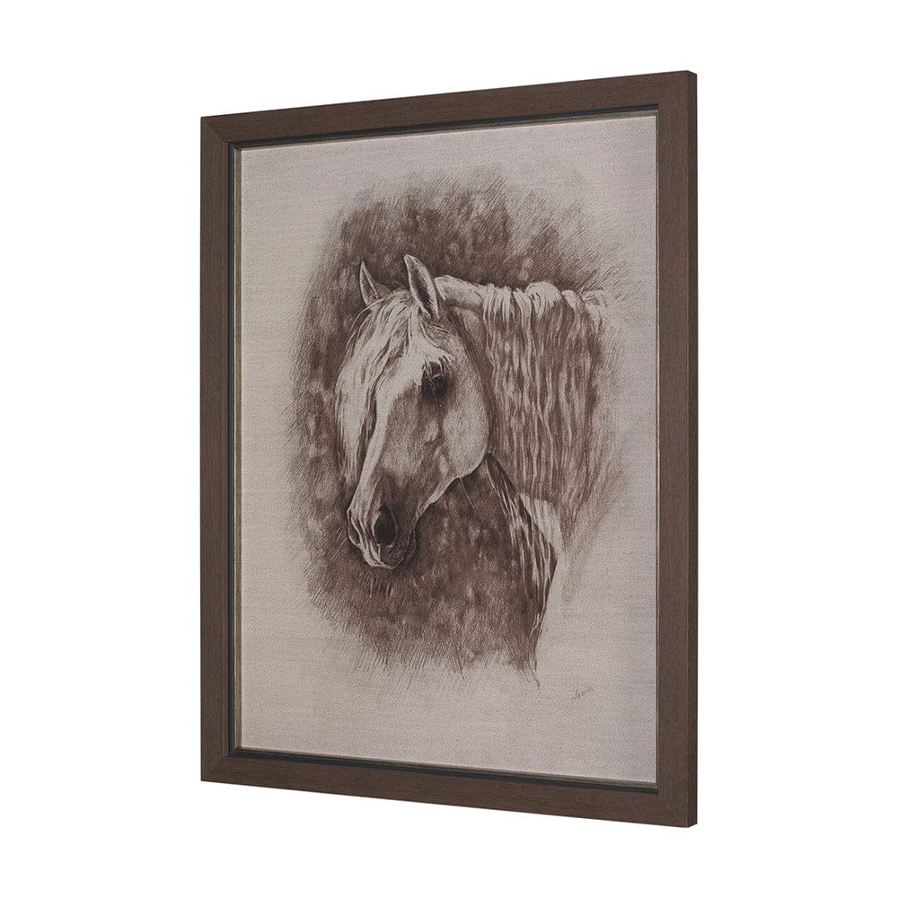 Mercana - Portrait of a Thoroughbred I by Mercana Studio a Framed Art Print Matted under Glass - 15763 view 2