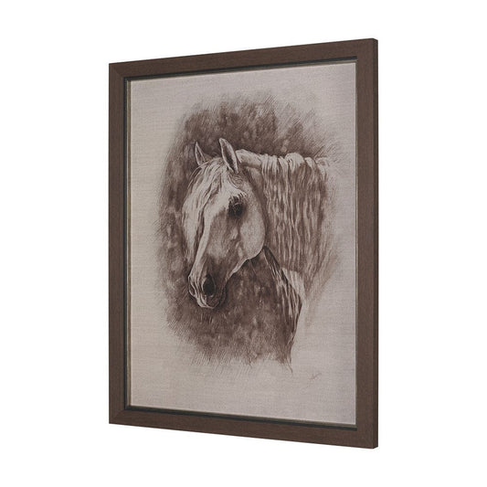 Mercana - Portrait of a Thoroughbred I by Mercana Studio a Framed Art Print Matted under Glass - 15763 view 2