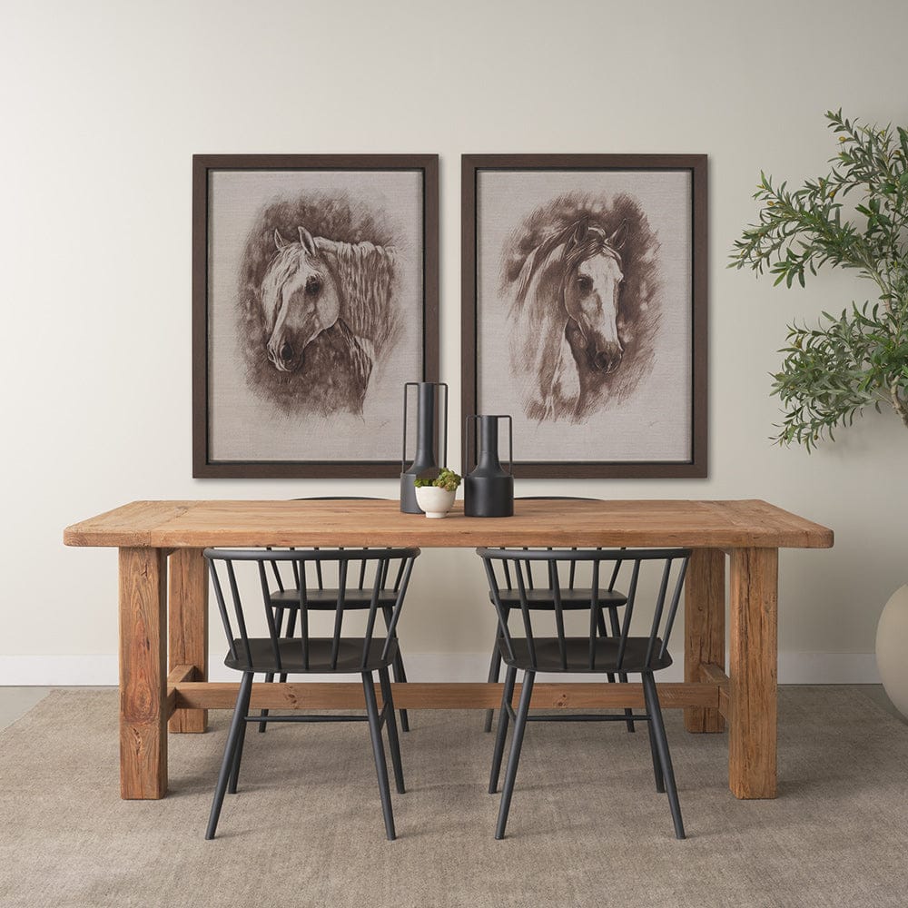 Mercana - Portrait of a Thoroughbred II by Mercana Studio a Framed Art Print Matted under Glass - 15764 view 8