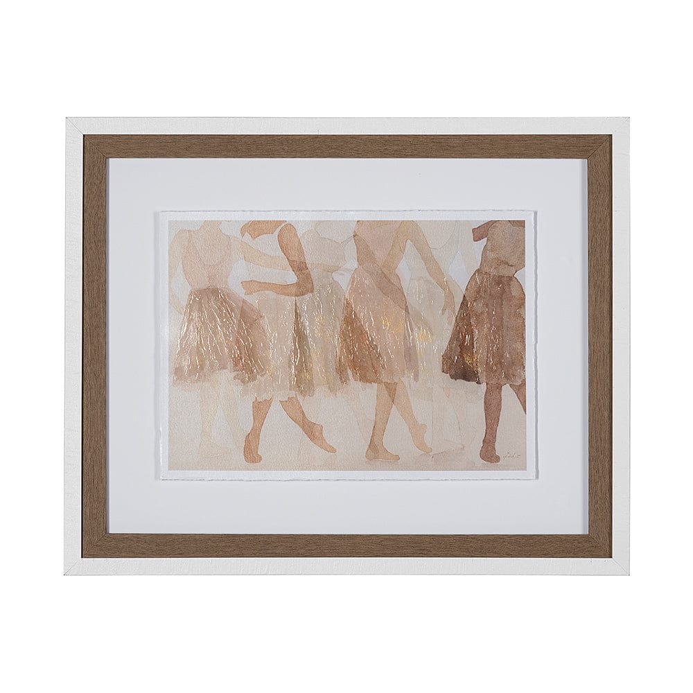 Mercana - Posture by Mercana Studio a Hand Embellished Textured Framed Art Print Matted under Glass - 13319 view 1