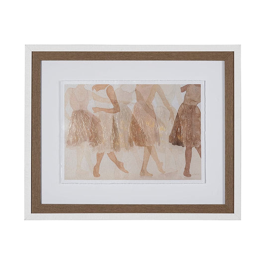 Mercana - Posture by Mercana Studio a Hand Embellished Textured Framed Art Print Matted under Glass - 13319 view 1