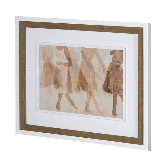 Mercana - Posture by Mercana Studio a Hand Embellished Textured Framed Art Print Matted under Glass - 13319 view 2