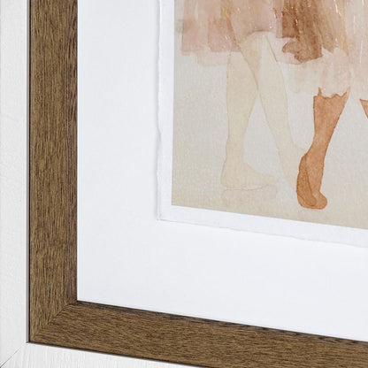 Mercana - Posture by Mercana Studio a Hand Embellished Textured Framed Art Print Matted under Glass - 13319 view 5