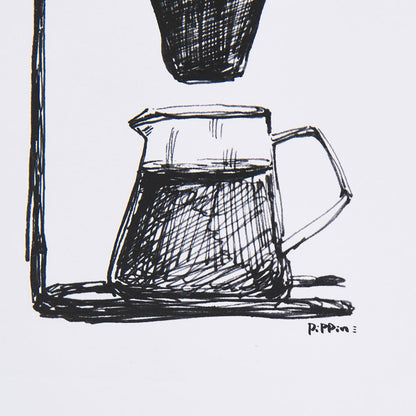 Mercana - Pour Over by Simeng a Framed Art Print Matted under Glass - 14688 view 7