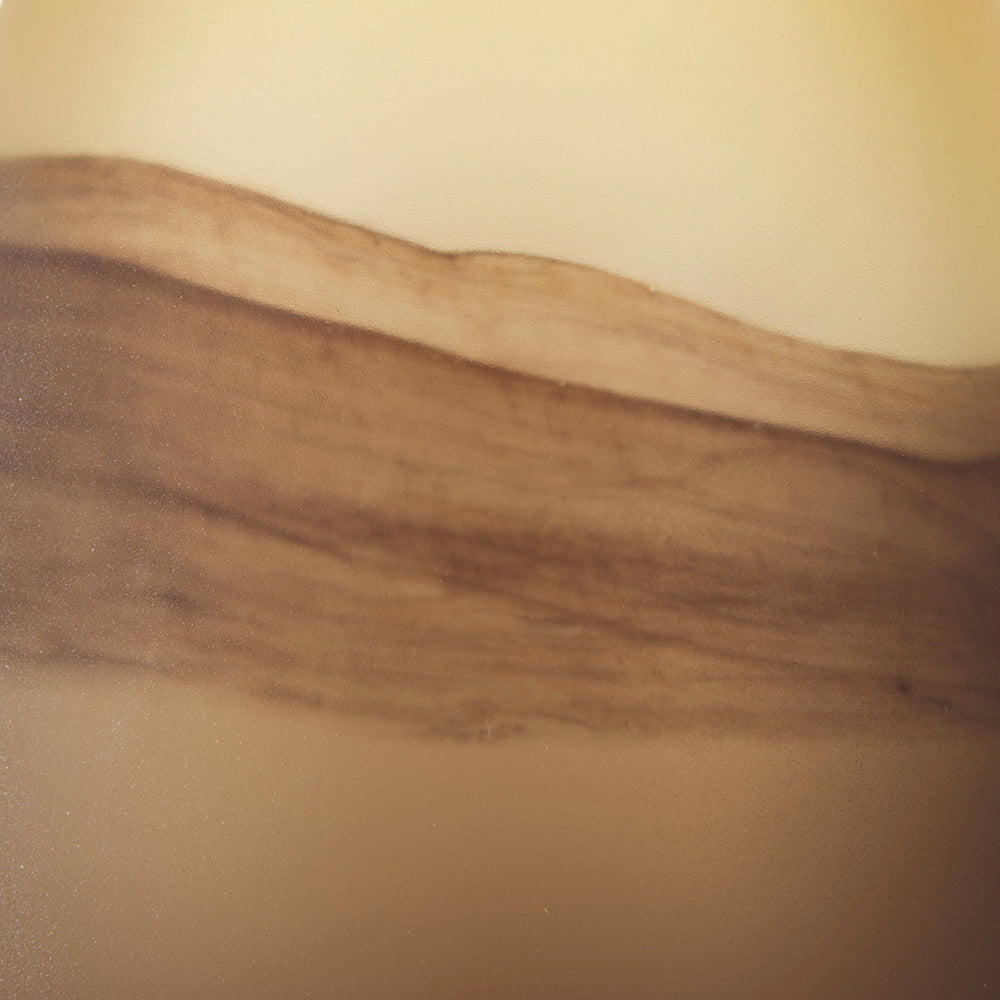 Mercana - Pyla Large Yellow/Brown Glass Sand Dune Inspired Vase - 69040 view 10