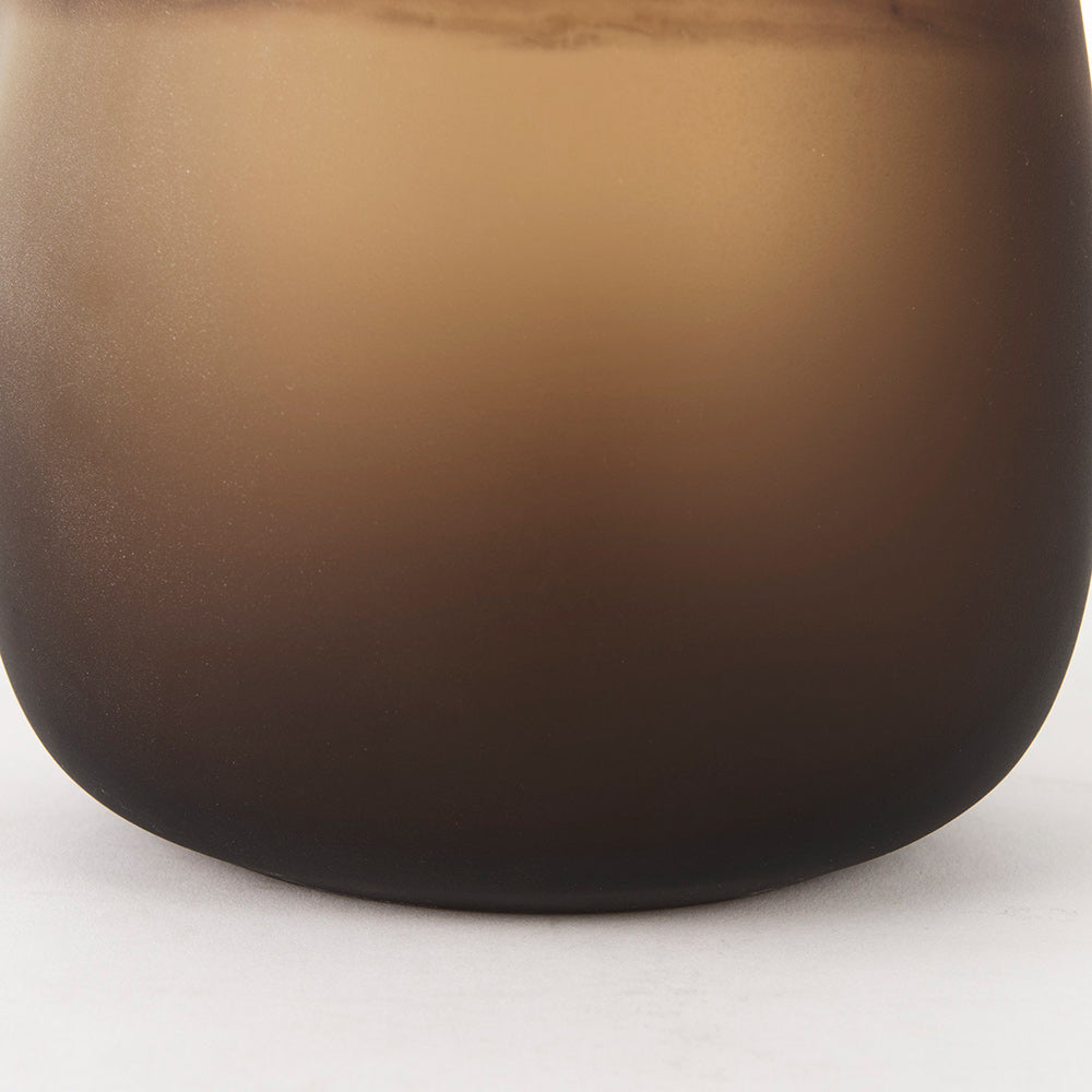 Mercana - Pyla Large Yellow/Brown Glass Sand Dune Inspired Vase - 69040 view 11