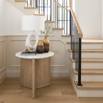 Mercana - Pyla Large Yellow/Brown Glass Sand Dune Inspired Vase - 69040 view 12