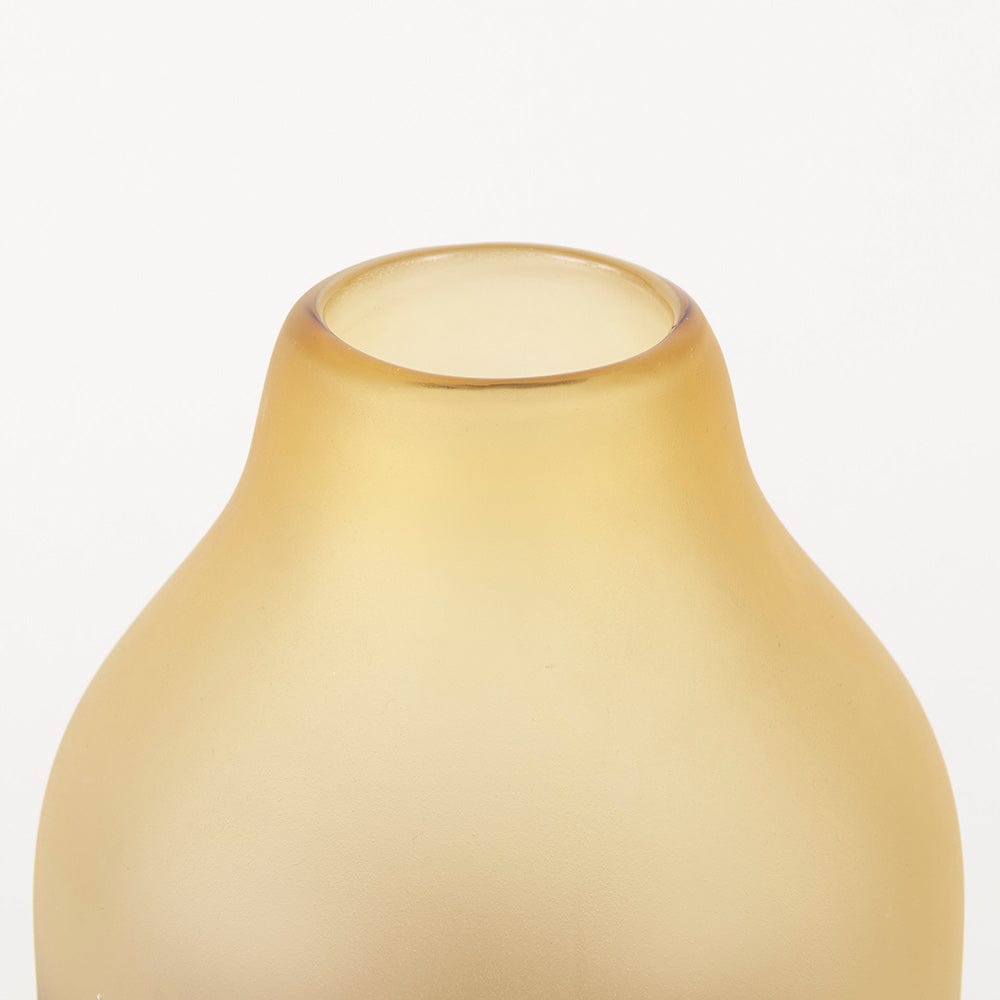 Mercana - Pyla Tall Yellow/Brown Glass Sand Dune Inspired Vase - 69039 view 6