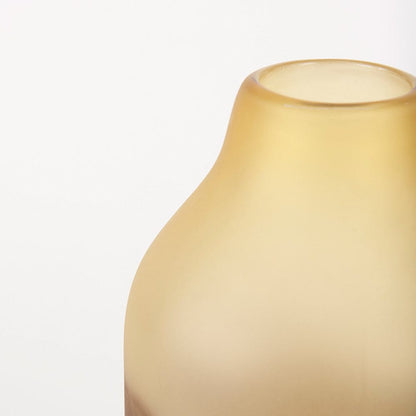 Mercana - Pyla Tall Yellow/Brown Glass Sand Dune Inspired Vase - 69039 view 9