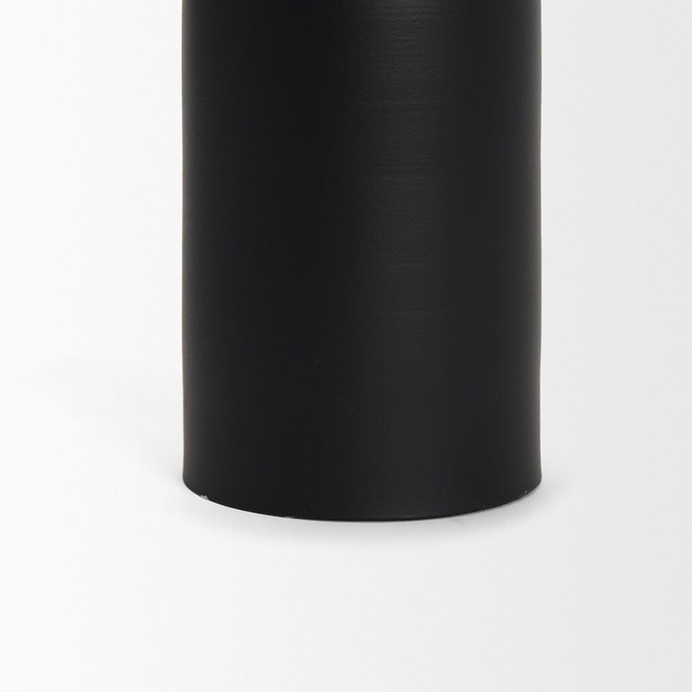 Mercana - Qamra Tall Black Metal Pillar Candle Holder - 70709 view 5
