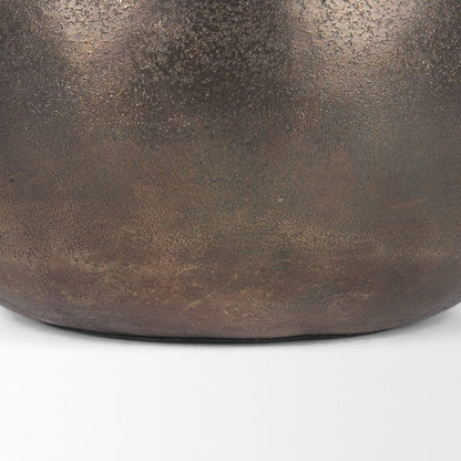 Mercana - Quade Small Gold Metal Planter - 70665 view 7