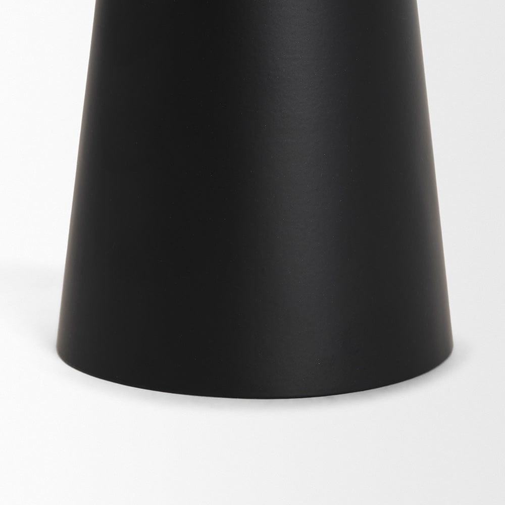 Mercana - Quadir Medium Matte Black Metal Candle Holder - 70714 view 5