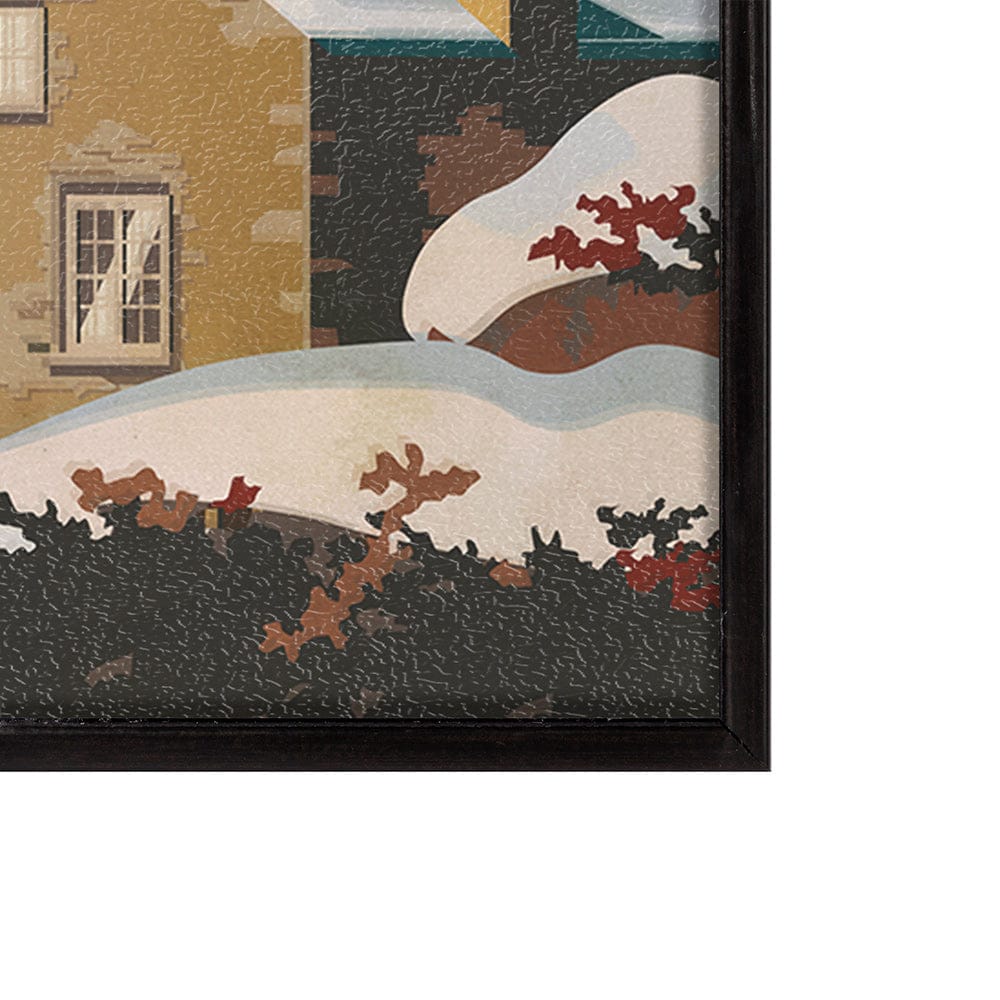 Mercana - Quebec City Go Canada SM by Mercana Studio a Hand Embellished Decograph Framed Art Print - 13703 view 3