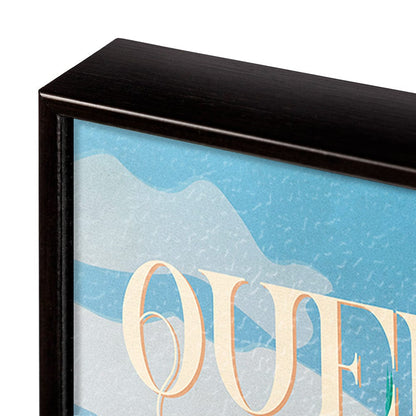 Mercana - Quebec City Go Canada SM by Mercana Studio a Hand Embellished Decograph Framed Art Print - 13703 view 4