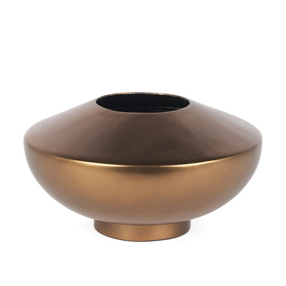 Mercana - Quiana Large Gold Metal Vase - 70662 view 1